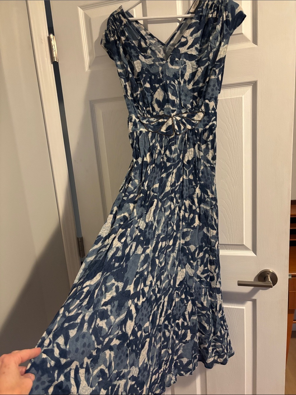 whimsical blue floral